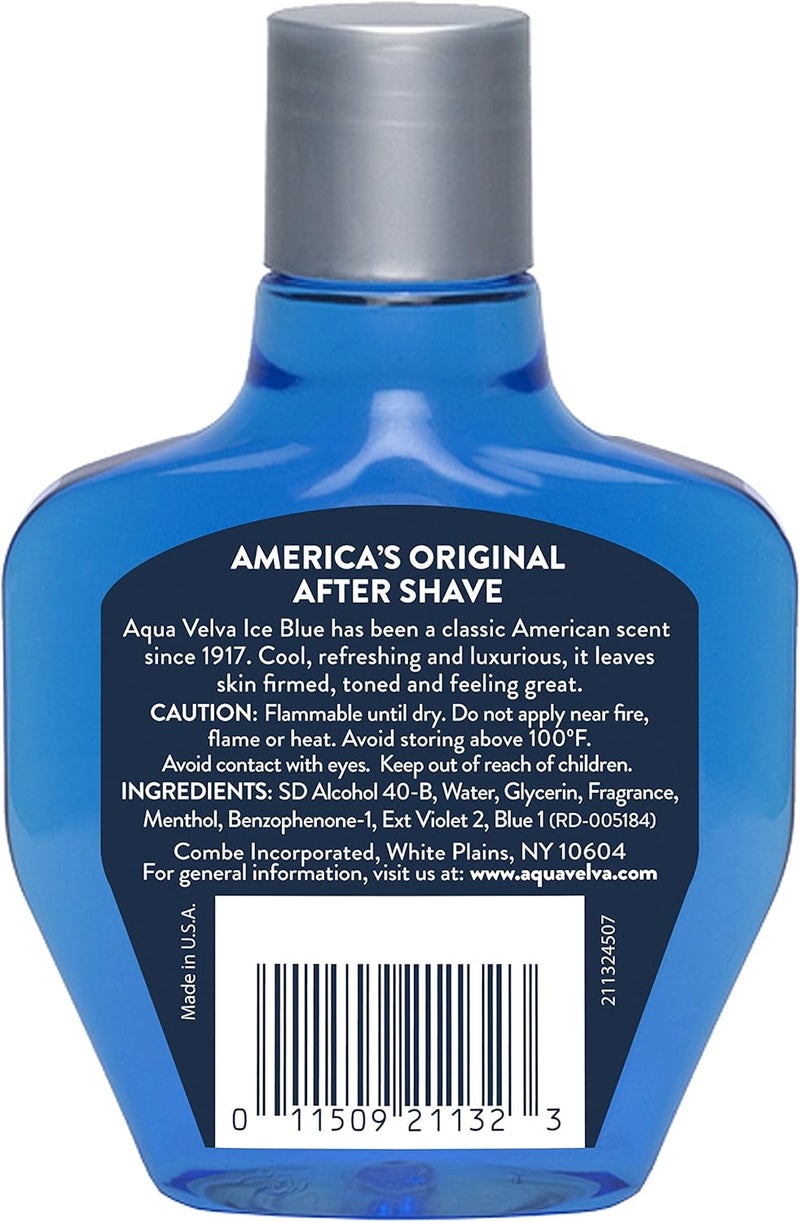 Aqua Velva Classic Ice Blue After Shave Lotion - 3.5 Ounce - Image 2